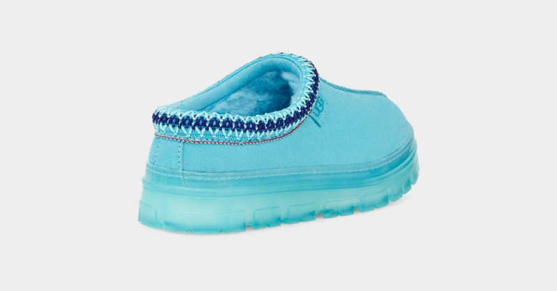 Ugg Tasman Clear Women's Moccasins Blue | EVLMFJC-63