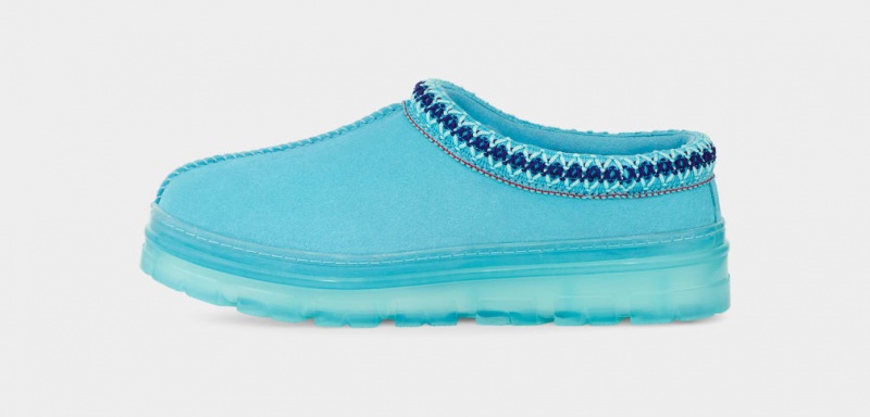 Ugg Tasman Clear Women's Slippers Blue | GPOBSZV-72