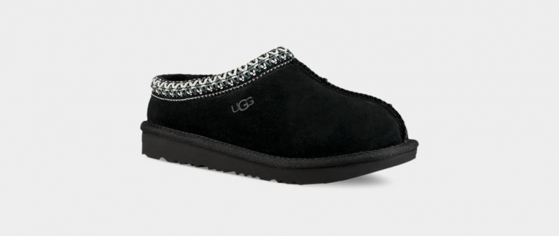 Ugg Tasman II Kids' Slippers Black | PMVTBIK-64