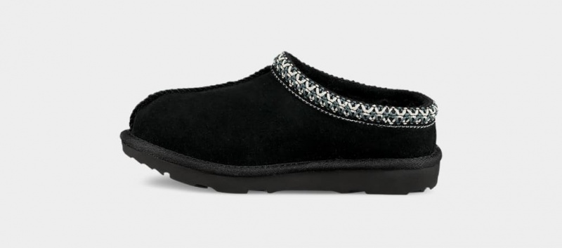 Ugg Tasman II Kids' Slippers Black | PMVTBIK-64