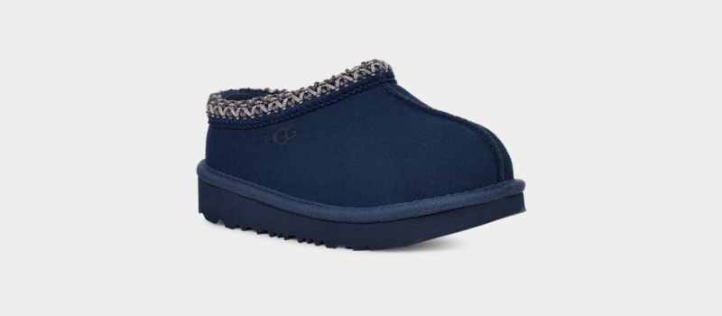 Ugg Tasman II Kids' Slippers Navy | GTBLWKU-76