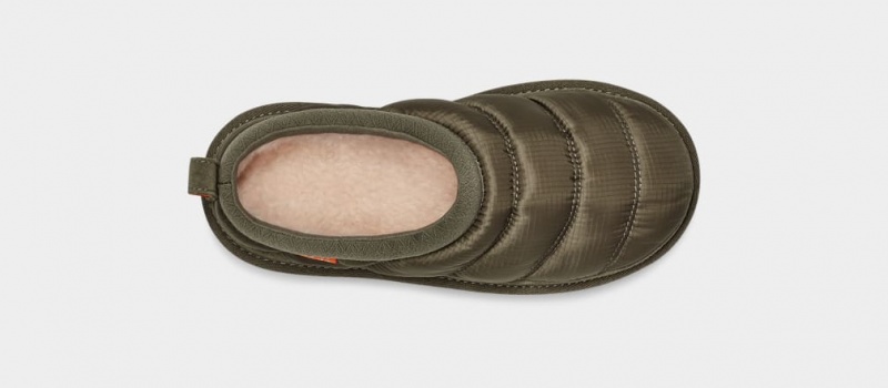 Ugg Tasman LTA Kids' Slippers Olive | PZXSROJ-45