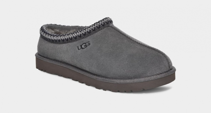 Ugg Tasman Men's Moccasins Dark Grey | DHURPKF-21