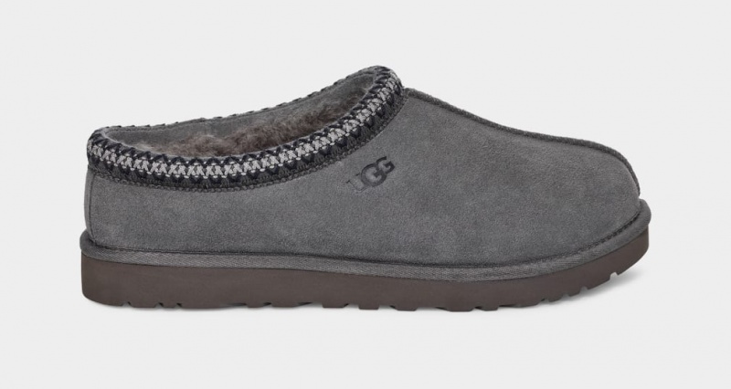 Ugg Tasman Men\'s Slippers Dark Grey | IESQZVC-04