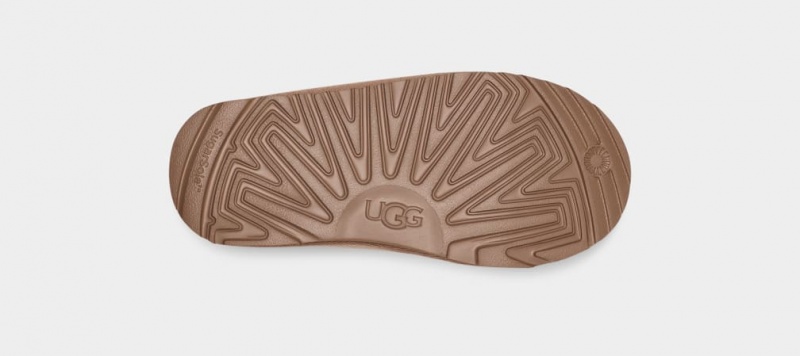 Ugg Tasman Regenerate Kids' Slippers Brown | QXGCVOR-07