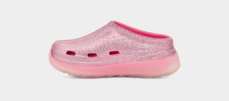 Ugg Tasman Sport Glitter Kids' Sandals Pink | BYERKLG-58