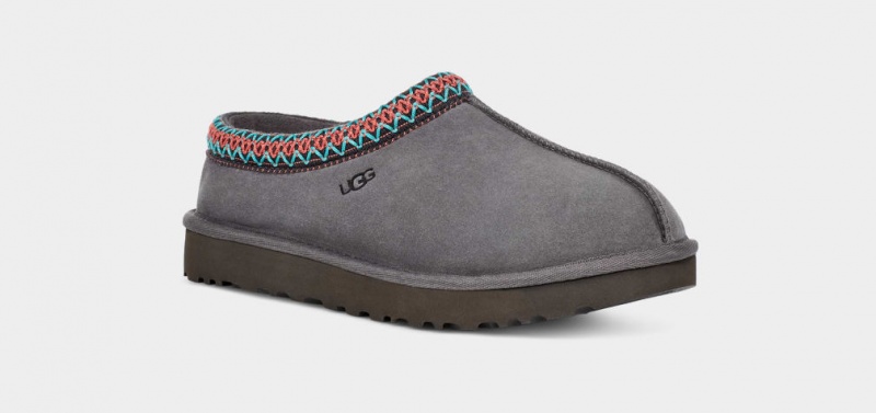 Ugg Tasman Women's Slippers Dark Grey | UJEGXDA-89