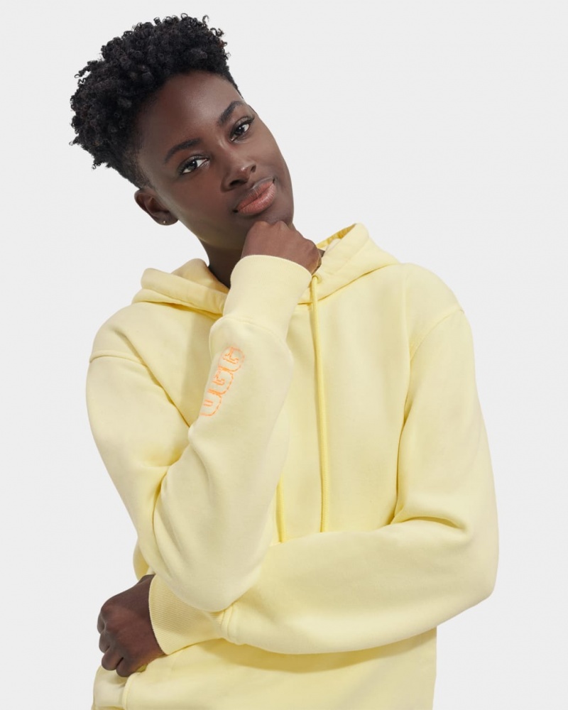 Ugg Tatiana Women's Hoodie Yellow | VTWGHBJ-98