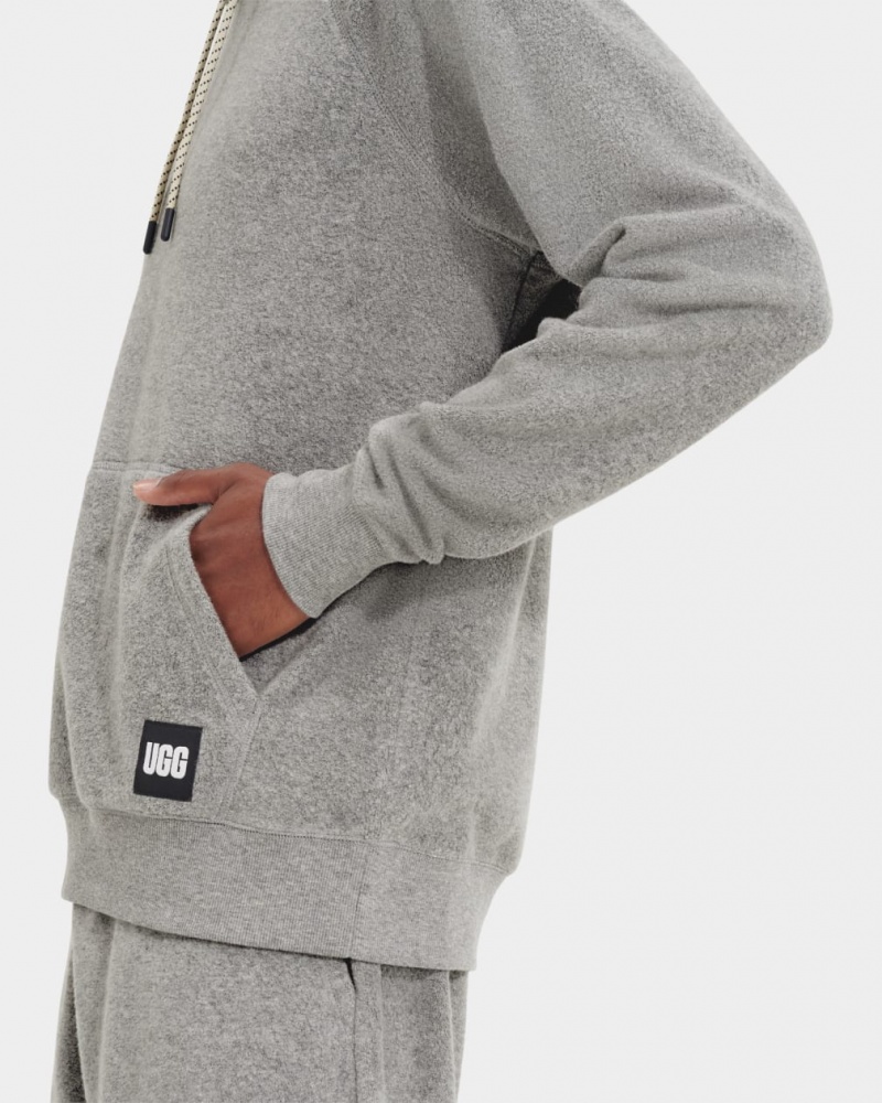 Ugg Terrance Men's Hoodie Grey | WIAETOD-90