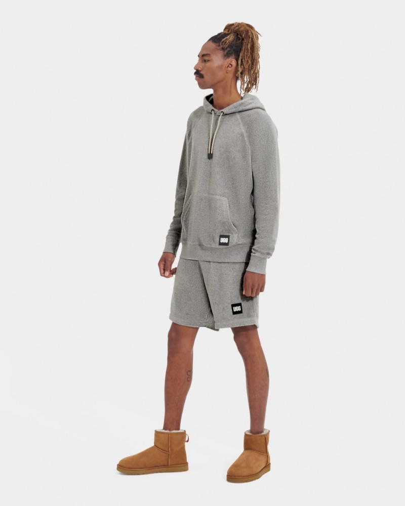 Ugg Terrance Men's Hoodie Grey | WIAETOD-90