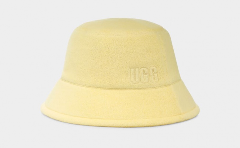 Ugg Terry Bucket Women\'s Hats Yellow | MSZFVLI-50