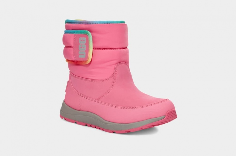 Ugg Toty Weather Rainbow Kids' Boots Pink / Rose / Multicolor | LQIFPES-26