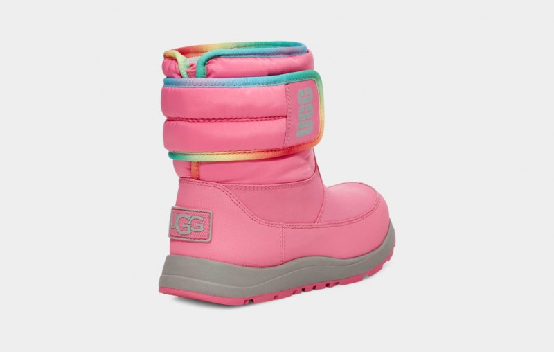 Ugg Toty Weather Rainbow Kids' Boots Pink / Rose / Multicolor | LQIFPES-26