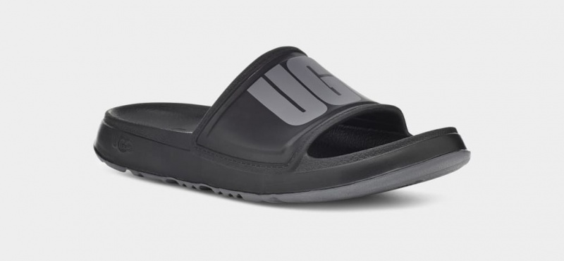 Ugg Wilcox Men's Slides Black | KVNACUH-16