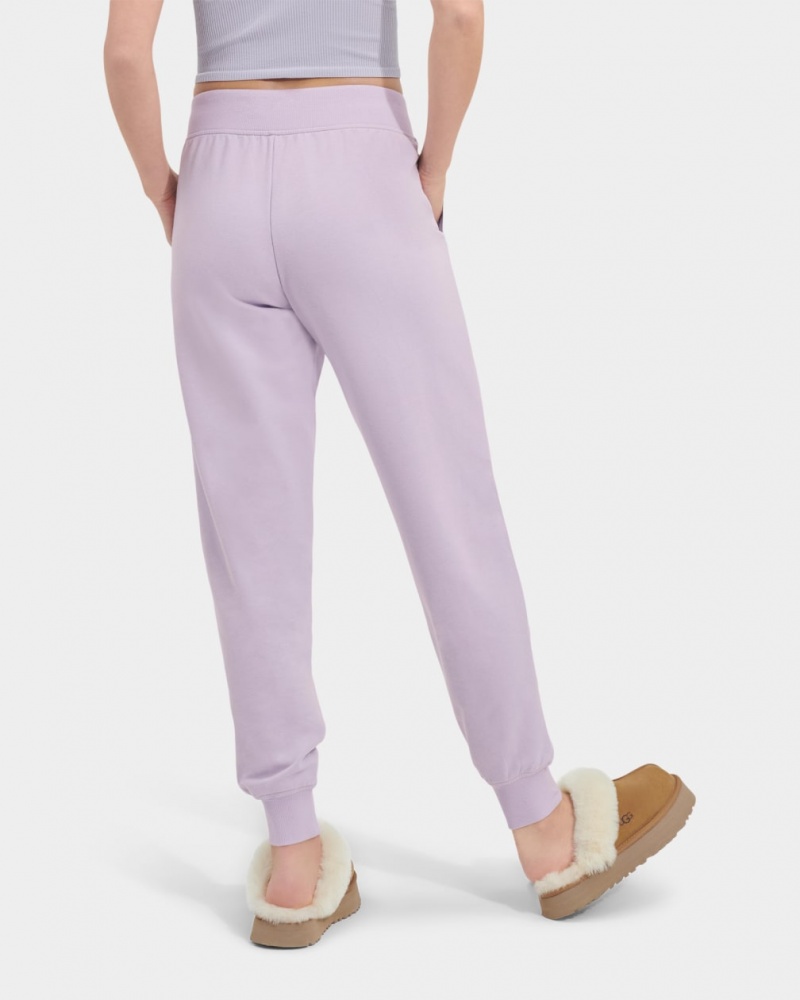 Ugg Wilma Micro Terry Women's Sweatpants Purple | PKQRNJB-59