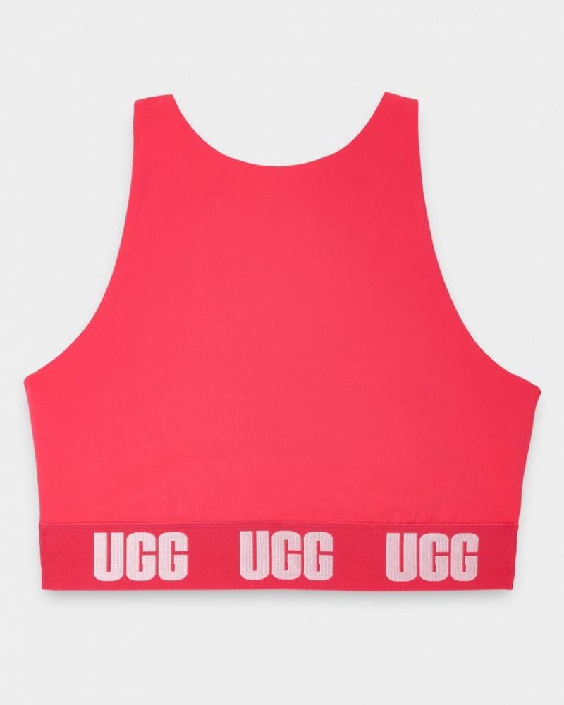 Ugg Wilmina Logo Bralette Women's Tops Pink | SHYDRGE-81