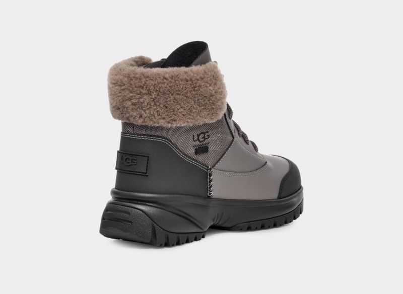 Ugg Yose Fluff V2 Women's Boots Grey | OQZGIHA-29