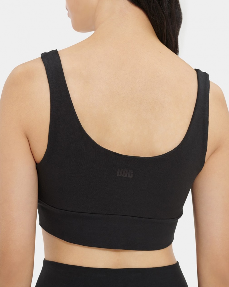 Ugg Zayley Bralette Women's Tops Black | RTUFZEX-06