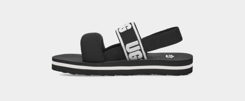 Ugg Zuma Sling Kids' Sandals Black | PMEXANJ-89