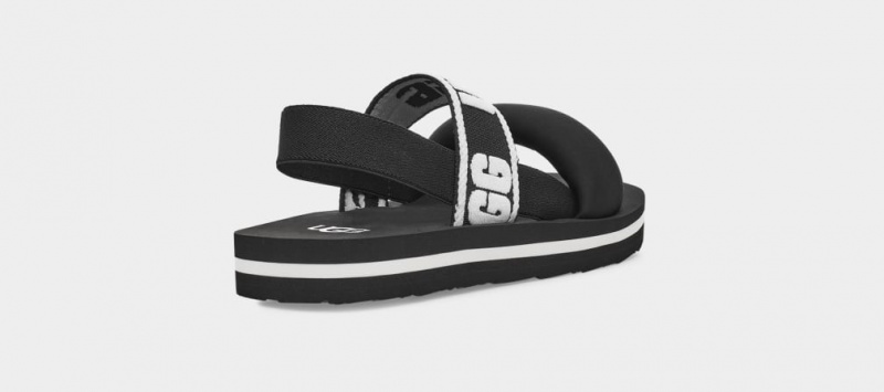 Ugg Zuma Sling Kids' Sandals Black | PMEXANJ-89