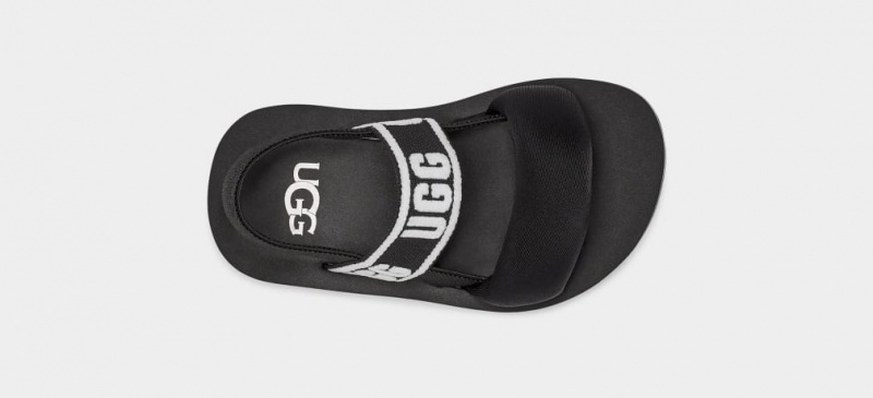 Ugg Zuma Sling Kids' Sandals Black | QZLFCRA-59