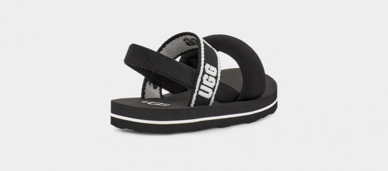 Ugg Zuma Sling Kids' Sandals Black | TXLVCQK-21