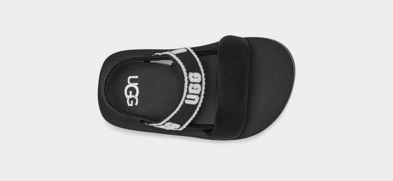 Ugg Zuma Sling Kids' Sandals Black | TXLVCQK-21